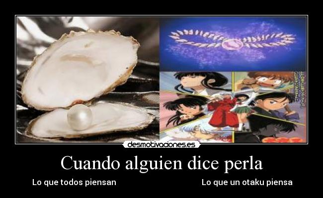 carteles perla inuyasha shikon vida otaku desmotivaciones