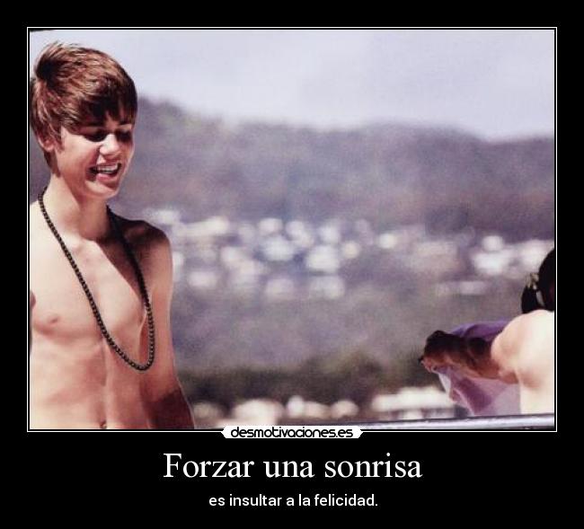 carteles sonrisa bbjdfs justin bieber you were conscience solid now youre like water and started drowning desmotivaciones
