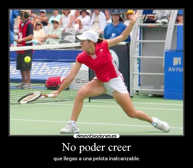 No poder creer -