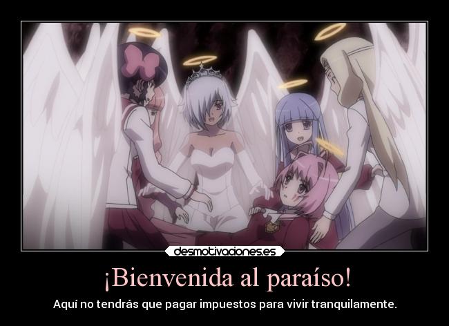 ¡Bienvenida al paraíso! -