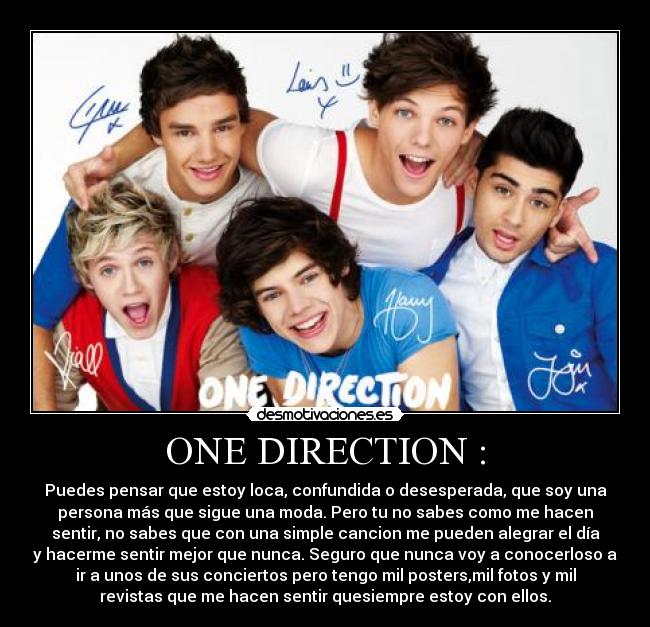 ONE DIRECTION : -