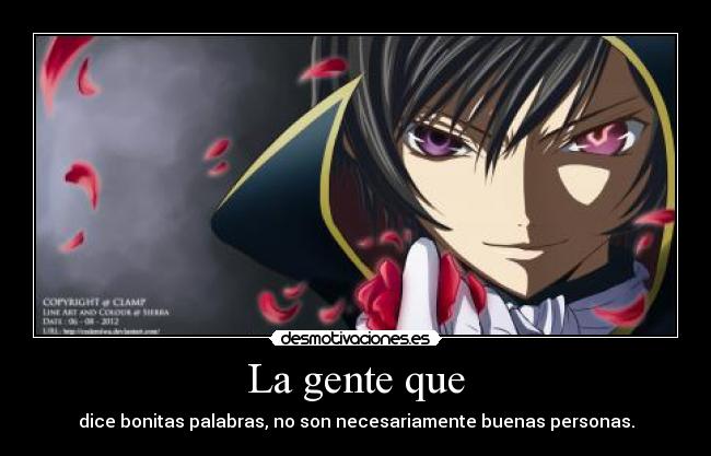 carteles anime lelouch codegeass desmotivaciones