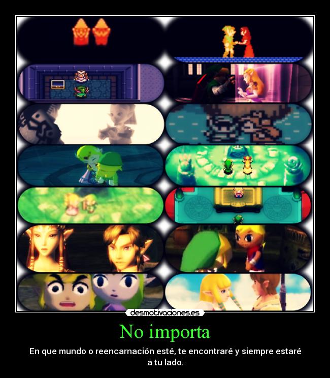 carteles videojuegos amistad amor amigos felicidad promesas suenos the legend zelda tloz link desmotivaciones