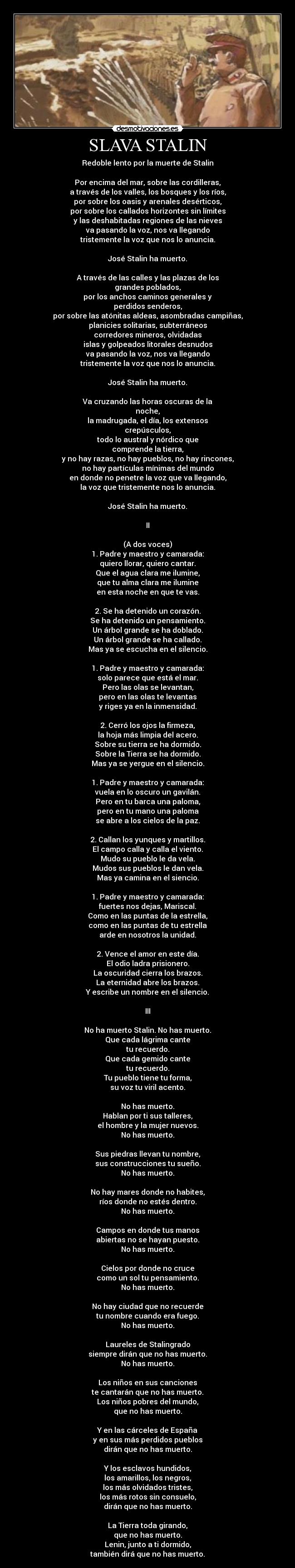 SLAVA STALIN - 