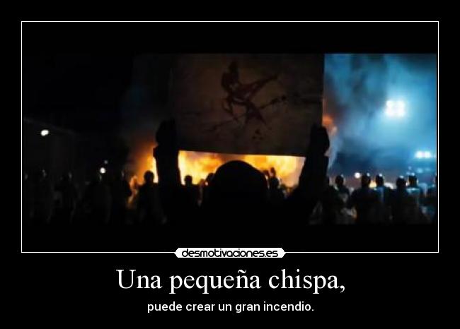 Una pequeña chispa, - 