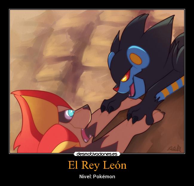 El Rey León - Nivel: Pokémon