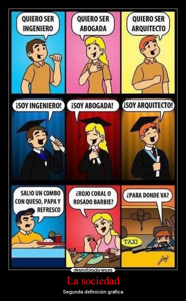 La sociedad - Segunda definición gráfica