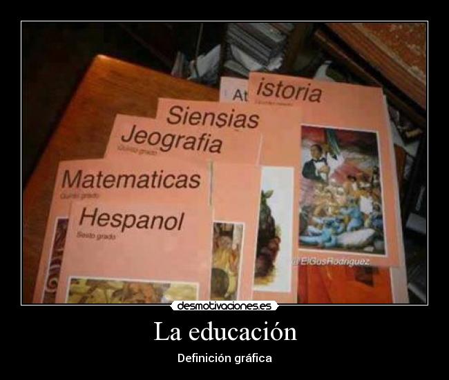 La educación - Definición gráfica