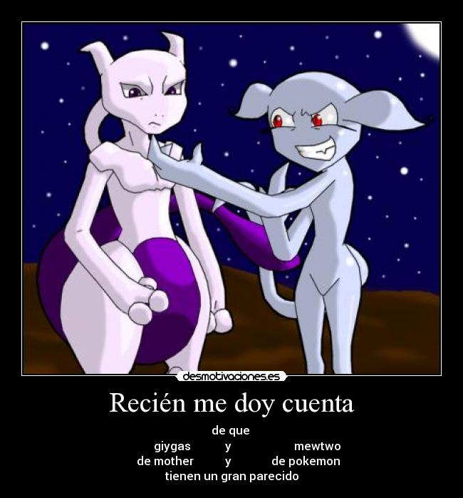 Recién me doy cuenta -