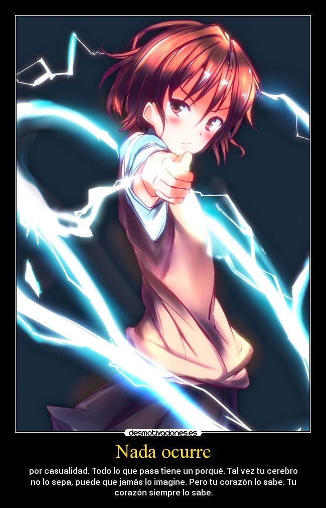 carteles anime toaru kagaku railgun desmotivaciones