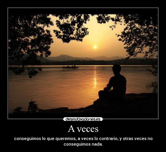 A veces -