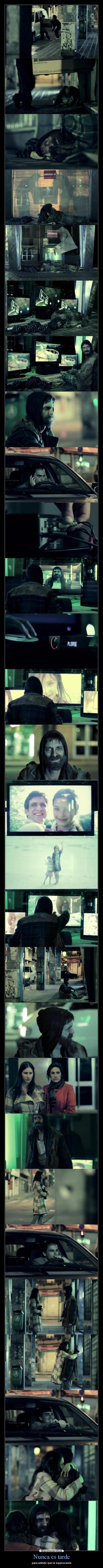 Nunca es tarde - para admitir que te equivocaste