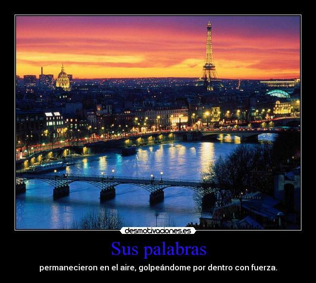 Sus palabras -