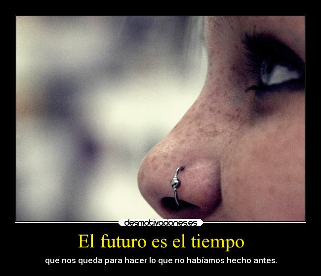 El futuro es el tiempo -