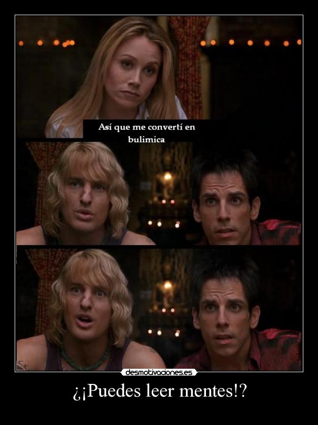 ¿¡Puedes leer mentes!? -