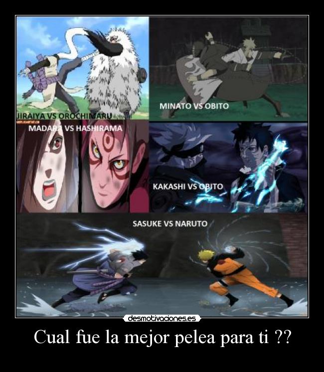 Cual fue la mejor pelea para ti ?? -