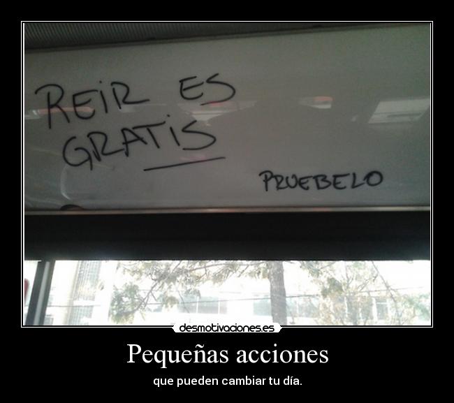 Pequeñas acciones - 
