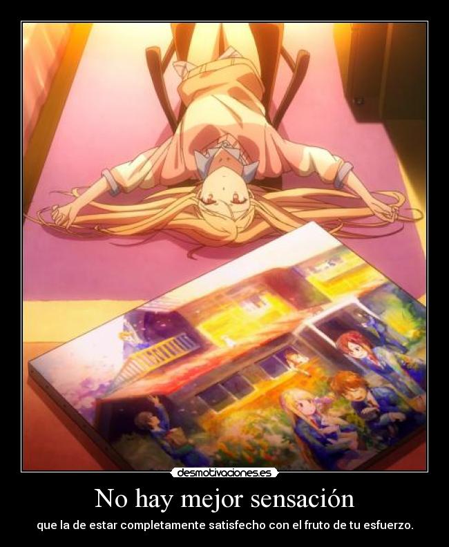 No hay mejor sensación -