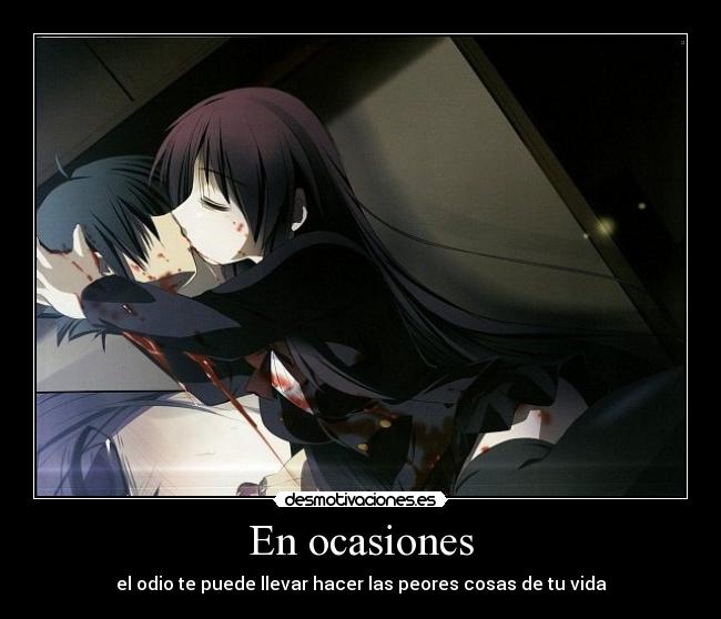 carteles anime school days kotonoha katsura desmotivaciones