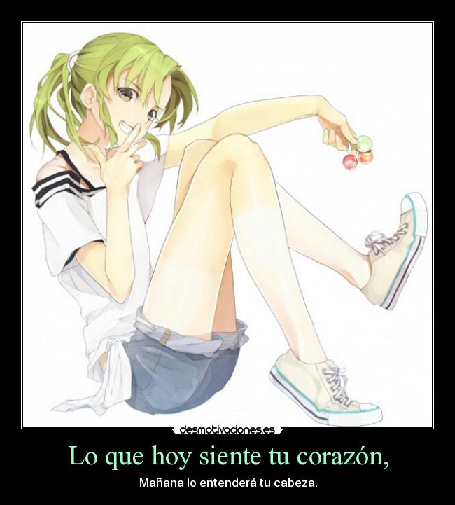 carteles corazon midorikawa ryuuji corazon cabeza desmotivaciones