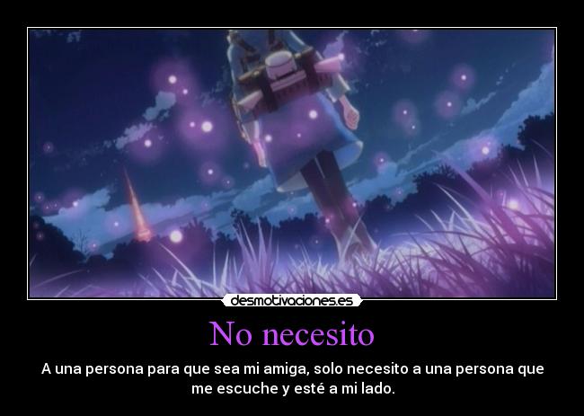 No necesito - 