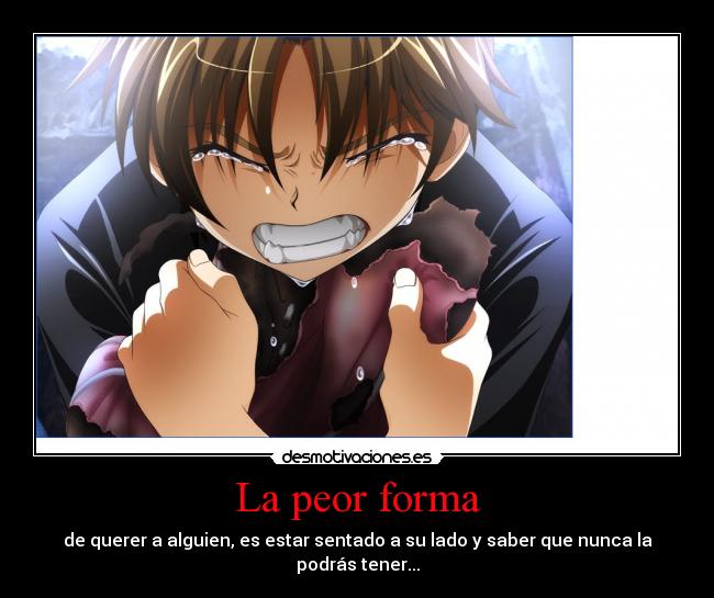 La peor forma - 
