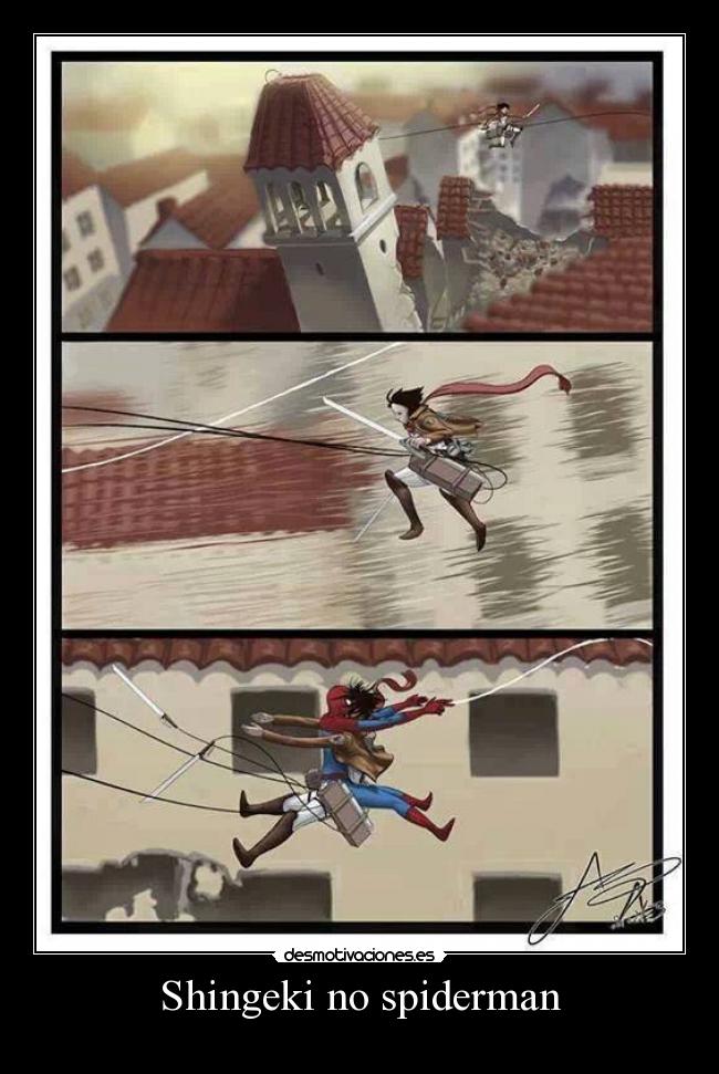 Shingeki no spiderman -