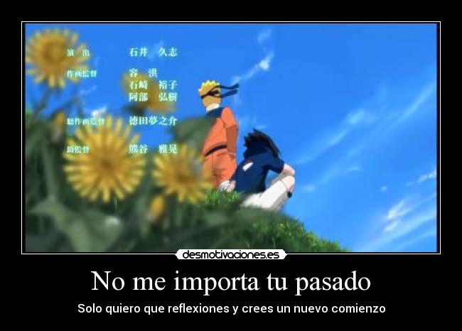 No me importa tu pasado - 