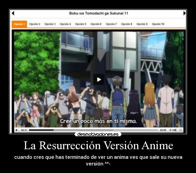 La Resurrección Versión Anime - 