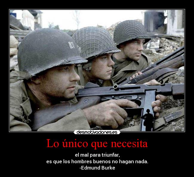 Lo único que necesita -