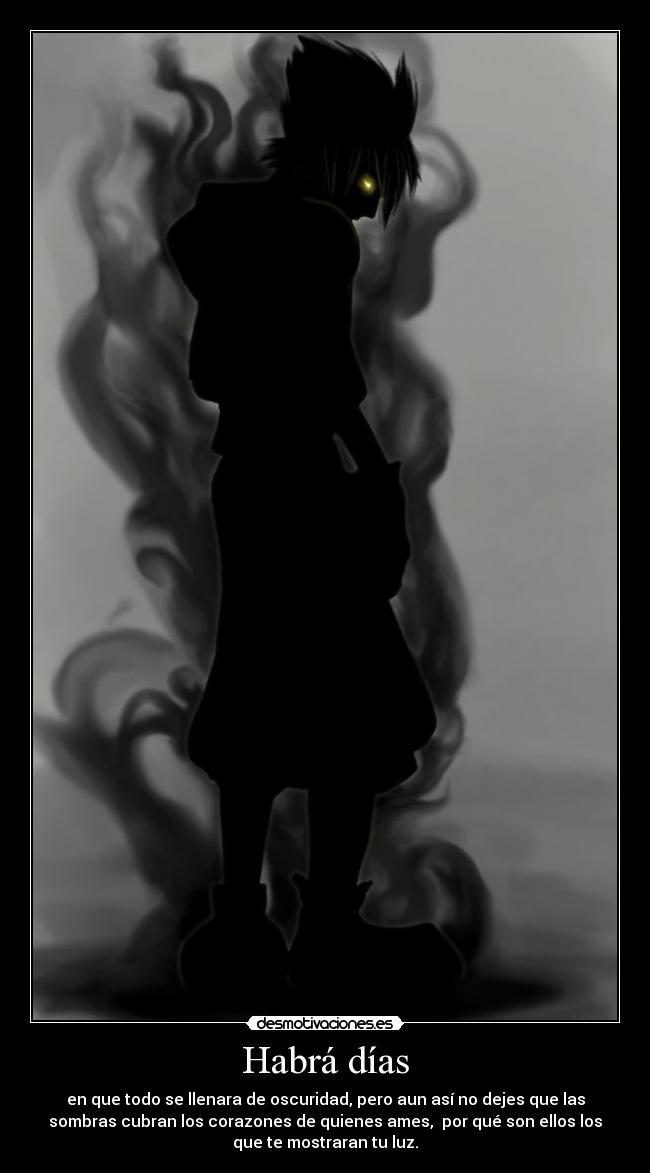 carteles anti sora oscuridad luz anime mukuroattacks desmotivaciones