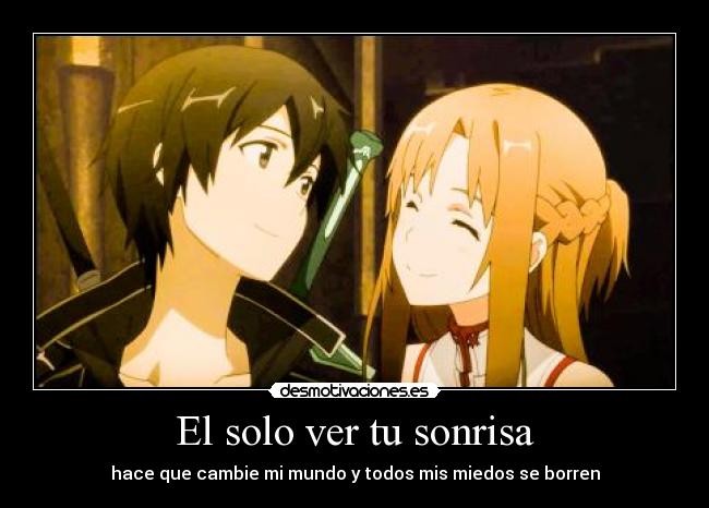 El solo ver tu sonrisa - 