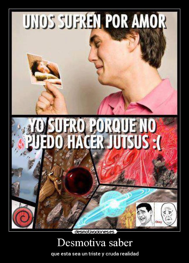 carteles anime desmotivaciones