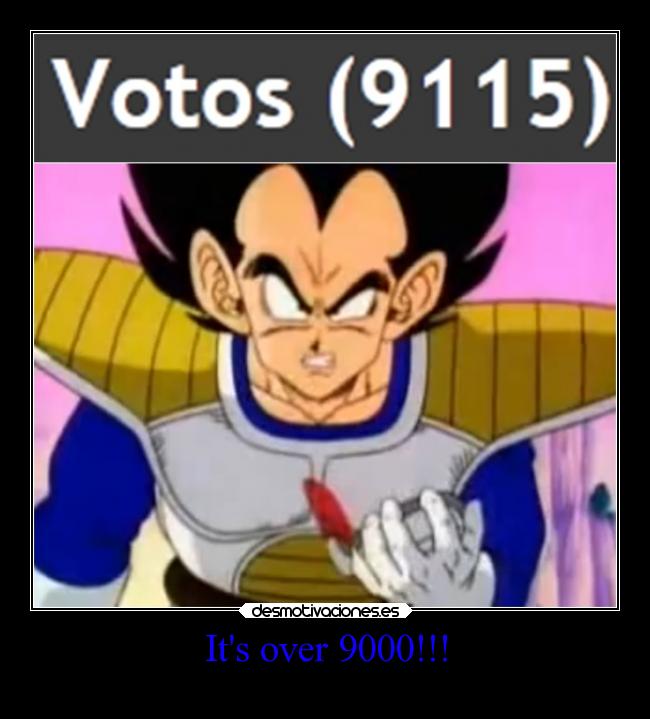 Its over 9000!!! -