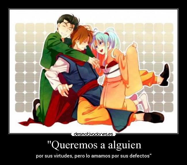 Queremos a alguien -