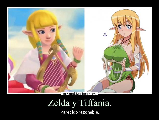 carteles humor son muy parecidas salvo que zelda tiene menos pechugas desmotivaciones