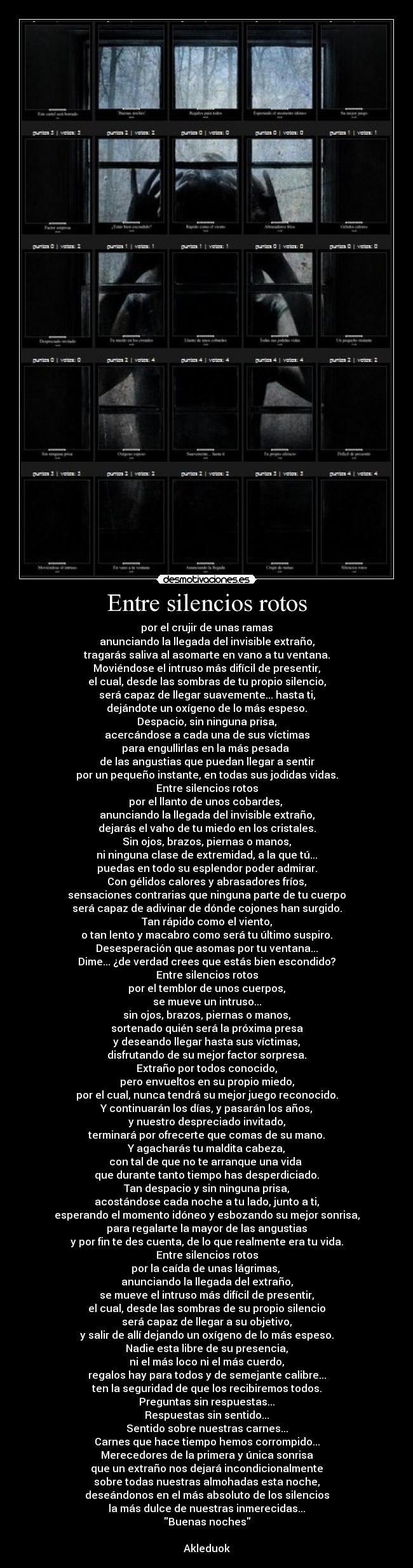 Entre silencios rotos - 