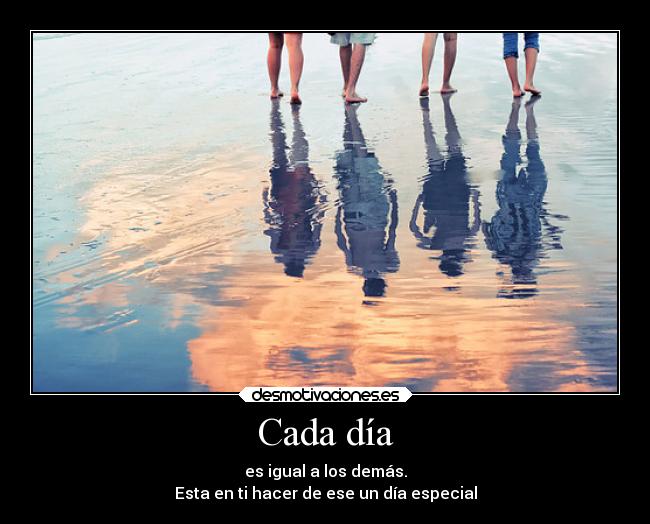 Cada día -