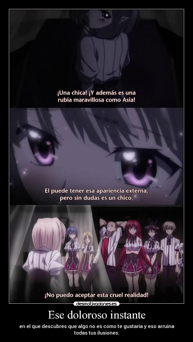 Ese doloroso instante -