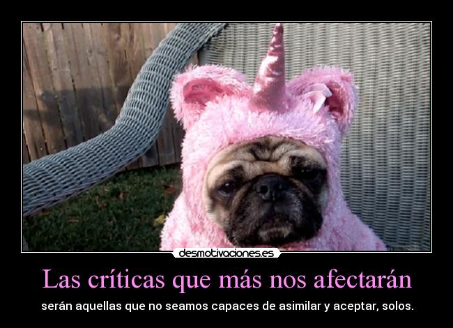 Las críticas que más nos afectarán -