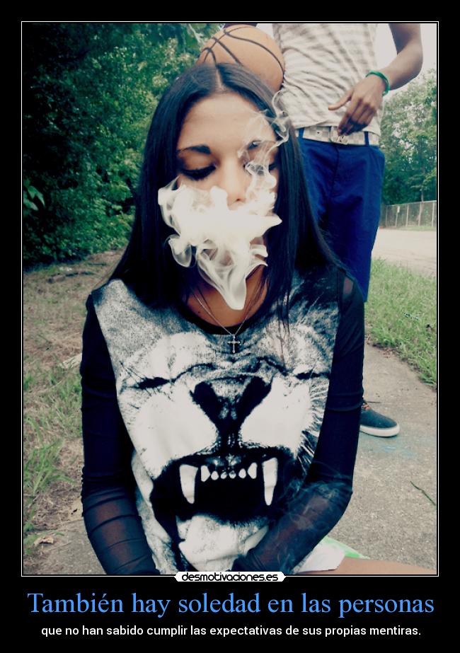 También hay soledad en las personas - 