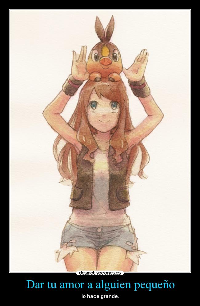 carteles amor amor pokemon touko tepig desmotivaciones