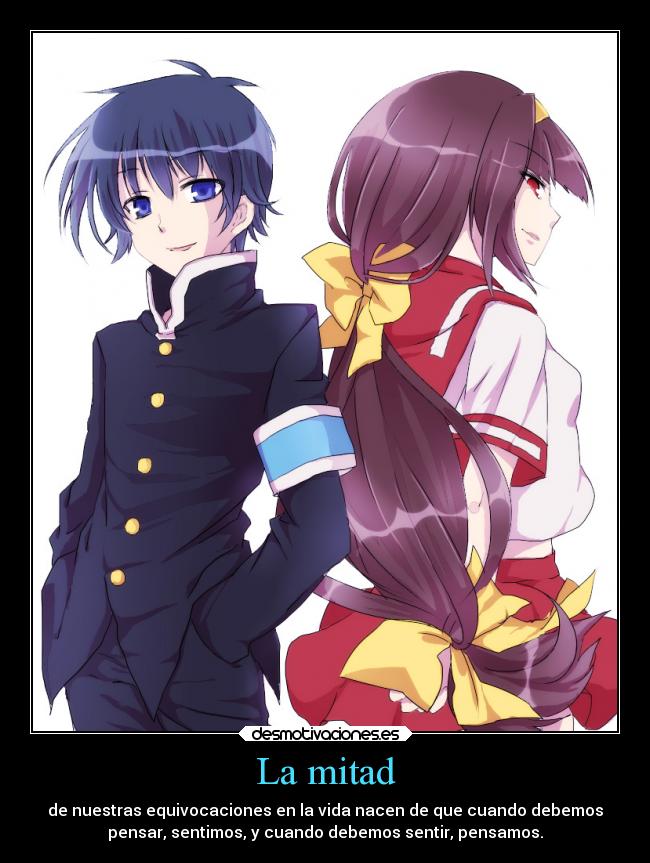 carteles anime medaka box desmotivaciones