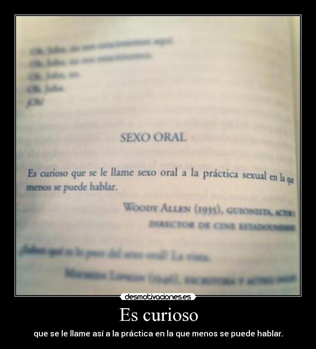 Es curioso - 