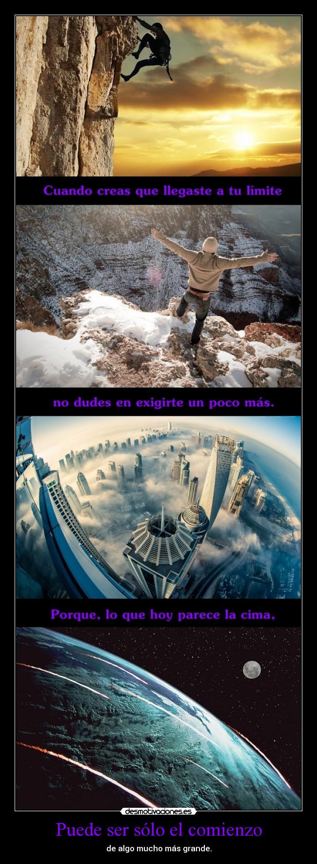 Puede ser sólo el comienzo - de algo mucho más grande.