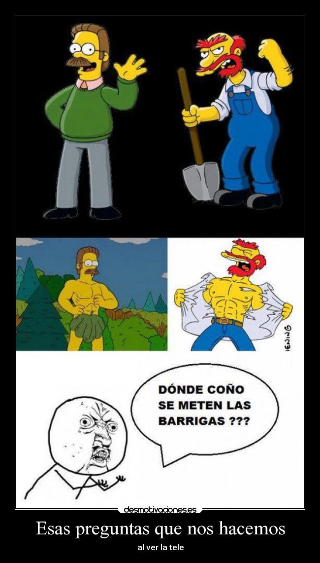 carteles vida imaginacion los simpsons desmotivaciones