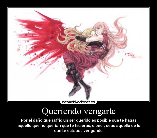 Queriendo vengarte -