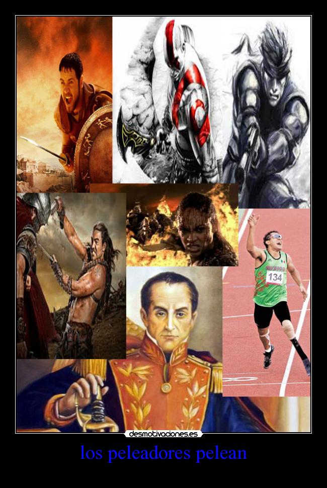 los peleadores pelean -