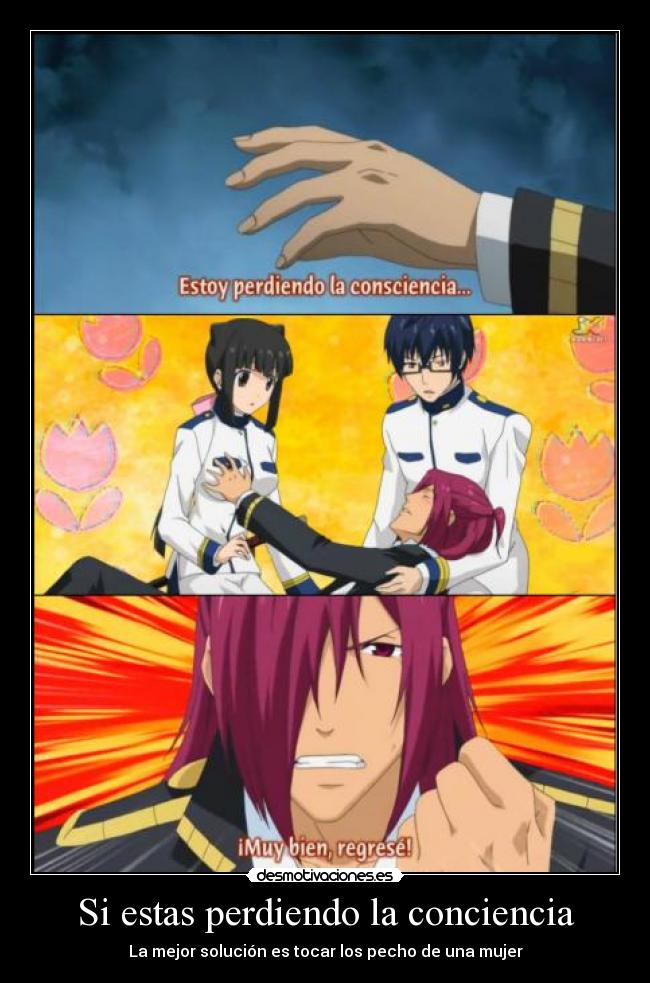 Si estas perdiendo la conciencia -
