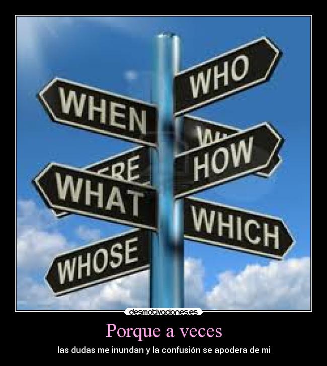 Porque a veces - 